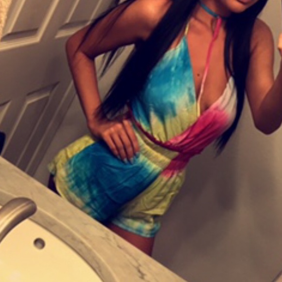 fashion nova rainbow jumpsuit